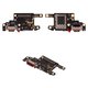 Flat Cable compatible with Xiaomi Poco X6, Redmi Note 13 Pro 5G, (charge connector, with SIM-connector, charging board)