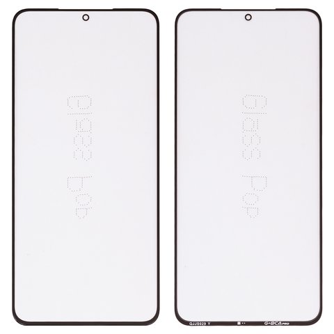 Housing Glass G+OCA PRO compatible with Samsung G996 Galaxy S21 Plus 5G, with OCA film, black 