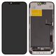 LCD compatible with iPhone 13 Pro Max, (black, with frame, HC, without IC, (OLED))