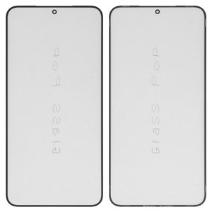 Housing Glass G+OCA PRO compatible with Samsung S936 Galaxy S25 Plus, with OCA film, black 