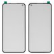 Housing Glass G+OCA PRO compatible with OnePlus 10 Pro; Oppo Find X5 Pro, (with OCA film, black)
