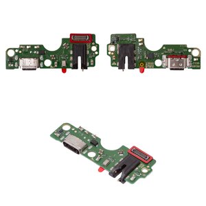 Flat Cable compatible with Tecno Spark 20 KJ5 , Spark Go 2024  BG6 ; Infinix Hot 40i X6528B , Smart 8 X6525 , charge connector, with components, charging board 