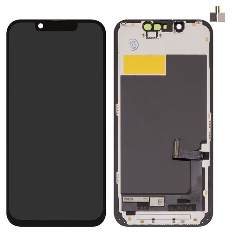 LCD compatible with iPhone 13 mini, black, without IC, with frame, AAA, TFT , ZY, LTPS FHD 