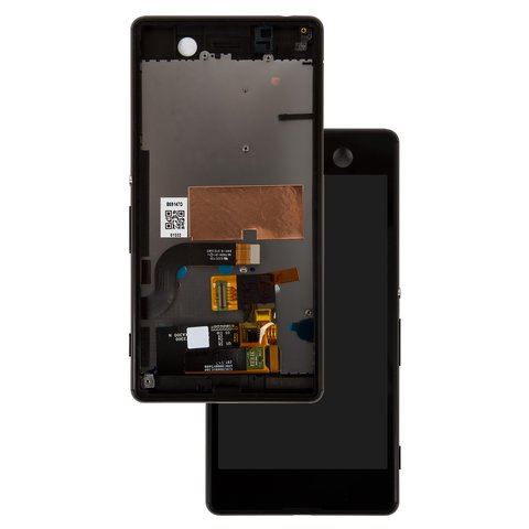 Pantalla LCD puede usarse con Sony E5603 Xperia M5, E5606 Xperia M5, E5633 Xperia M5, E5653 Xperia M5, E5663 Xperia M5 Dual, negro, High Copy