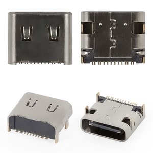 Conector de carga puede usarse con Gionee  Elife S6, 14 pin, USB tipo C