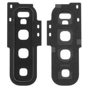 Vidrio de cámara puede usarse con Samsung G973 Galaxy S10, negro, con marcos, prism black