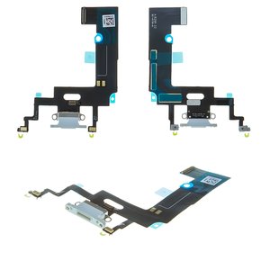 Cable flex puede usarse con iPhone XR, del conector de carga, blanco, con micrófono, HC