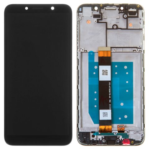 Pantalla LCD puede usarse con Huawei Honor 9S, Y5p, negro, con marco, High Copy, DRA LX9 DUA LX9