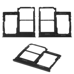 Sujetador de tarjeta SIM puede usarse con Samsung A415 Galaxy A41, negro, con soporte para MMC, dual SIM, prism crush black