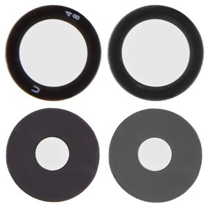 Vidrio de cámara puede usarse con Samsung A035F Galaxy A03, negro, sin marco, juego de 2 uds.