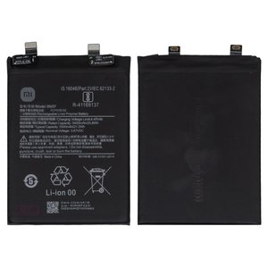 Batería BM5F puede usarse con Xiaomi Redmi K50, Li Polymer, 3.87 V, 5500 mAh, Original PRC 
