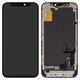 Pantalla LCD puede usarse con iPhone 12 mini, negro, con marco, AAA, (TFT), ZY, LTPS