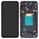 Pantalla LCD puede usarse con Samsung A556 Galaxy A55, negro, con marco, Copy, (TFT)