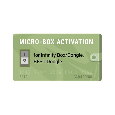 Активація Micro Box для Infinity Box Dongle, BEST Dongle
