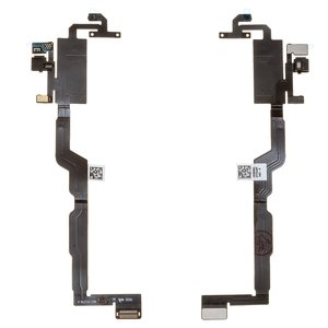 Шлейф для iPhone XS, з сенсором наближення, з мікрофоном, без динаміка, High Copy