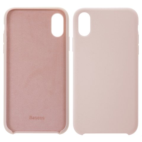 Чехол Baseus для Apple iPhone XR, розовый, Silk Touch, #WIAPIPH61 ASL04