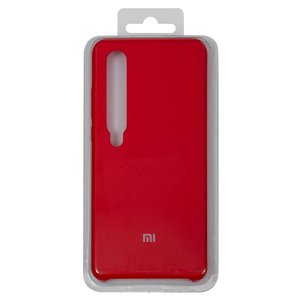 Чехол для Xiaomi Mi 10, красный, Original Soft Case, силикон, red 14 , M2001J2G, M2001J2I