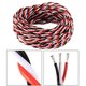 Сервокабель 3x22AWG, 0,33 мм², 1 м, плетений, чорний, червоний, білий