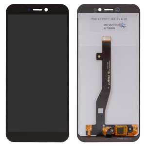 Дисплей для General Mobile GM 8 Go; Sigma mobile X treme PQ38; Oukitel WP5, WP5 Pro, черный, без рамки, Оригинал переклеено стекло 