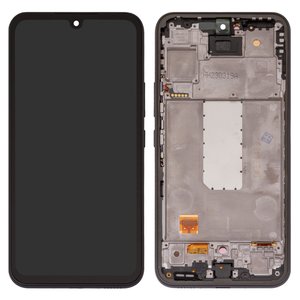 Дисплей для Samsung A546 Galaxy A54 5G, черный, с рамкой, High Copy, с широким ободком, OLED 