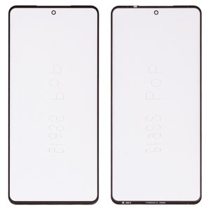 Скло корпуса G+OCA PRO для Samsung M556 Galaxy M55, з ОСА плівкою, чорне