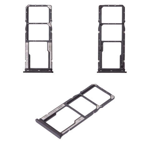 Держатель SIM карты для Xiaomi Redmi A2, черный, classic black