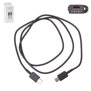 USB кабель EP DG977, 2xUSB тип C, 100 см, 5 А, черный, service pack box