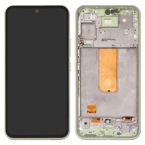 Дисплей для Samsung A546 Galaxy A54 5G, зелений, з рамкою, Original PRC 