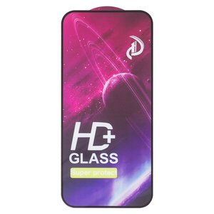 Захисне скло для Apple iPhone 17 Pro Max, сумісне з чохлом, Full Glue, без упаковки , чорний