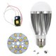 Комплект для збирання світлодіодної лампи SQ-Q03 5730 7 Вт (теплий білий, E27), регулювання яскравості (димірування)