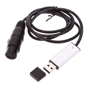 Компьютерный DMX512 USB-адаптер для управления освещением сцены Компьютерный DMX512 USB-адаптер для управления освещением сцены