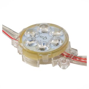 Комплект круглих LED-модулів (UCS1903, 6 світлодів SMD5050, 40 мм, IP67, 20 шт.) Комплект круглих LED-модулів (UCS1903, 6 світлодів SMD5050, 40 мм, IP67, 20 шт.)
