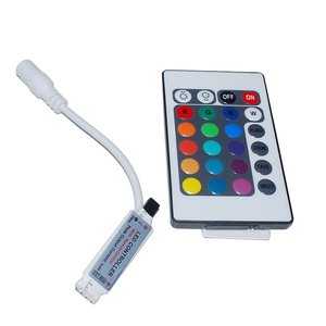 Контроллер с ИК пультом для светодиодной RGB ленты 3528 5050 5630 (12 В, 6 А) Контроллер с ИК пультом для светодиодной RGB ленты 3528 5050 5630 (12 В, 6 А)