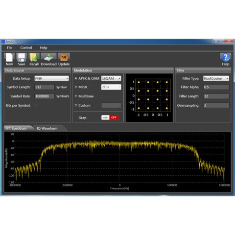 Opción de software generador de señales IQ SIGLENT SDG 6000X IQ